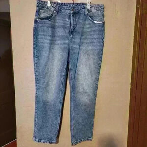On 34th straight leg denim jeans size 16W blue
